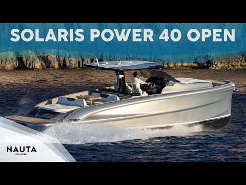 Solaris Power 40 Open - walkaround boat tour esterni e cabine