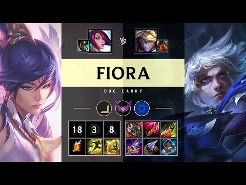 Fiora ADC vs Ezreal - EUW Master Patch 25.14