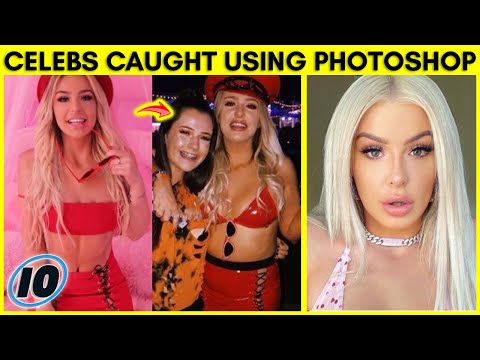 Top 10 Celebrities Caught Using Photoshop