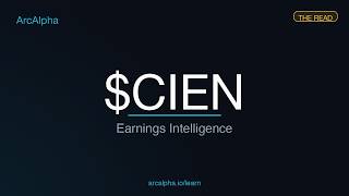 CIEN — Earnings