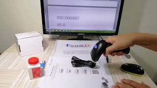 รีวิว สาธิต ทดสอบ Newland HR22 BT  wireless barcode scanner เครื่องอ่านบาร์โค้ดไร้สาย