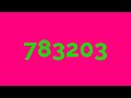 Colorful Numbers 0 To 2500000