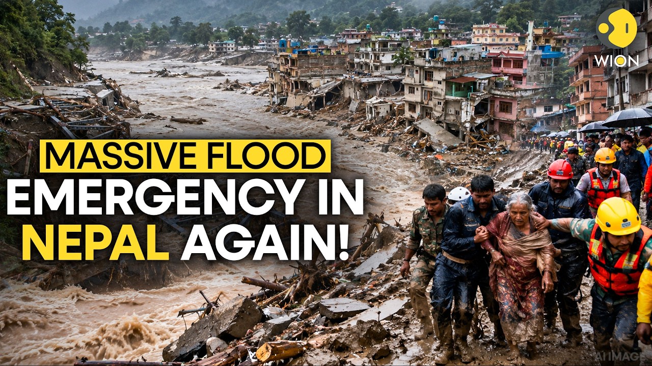 Nepal Flood Horror: 5 Missing, Houses Swept Away As Flash Floods Hit Nepal Again | WION Originals