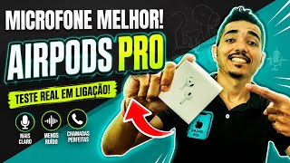 🎙️ COMO MELHORAR o MICROFONE dos AIRPODS PRO! 🍎
