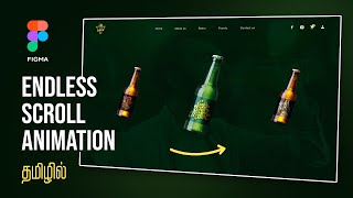 How to create Endless Scroll Animation in Figma | Tamil Tutorial