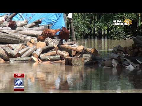 Oiejdea și Drumul Național 1 sub ape