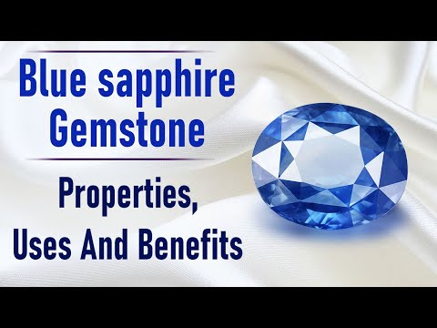 Blue sapphire gemstone properties and uses