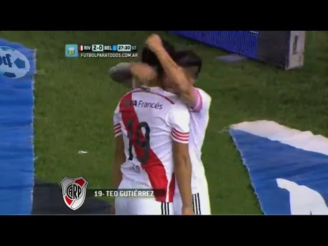 Gol Teófilo Gutierrez - Godoy Cruz 0 Vs River Plate 2 - Primera División 2014