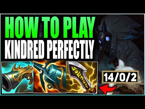 HOW TO PLAY KINDRED PERFECTLY IN SEASON 13 FOR FREELO! (Flawless Kindred Carry!) - League Of Legends