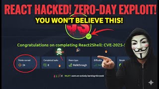 React2Shell (CVE-2025-55182) 10.0 CRITICAL RCE Vulnerability | TryHackMe Walkthrough & Exploit Demo
