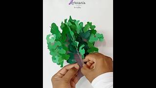 Easiest 3d model of tree. #diy #viralshort #craft #school #project #model #3d #easy #idea #fyp