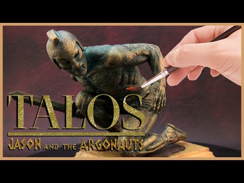 Talos Fix and Re-paint, Jason and the Argonauts Rare Resin Model Kit.
