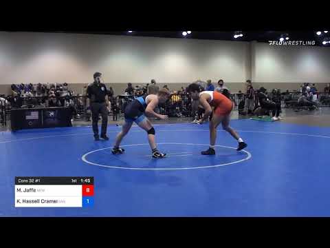 65 Kg Consolation Michael Jaffe New England RTC Vs Keegan Hassell Cramer San Francisco Wrestling C