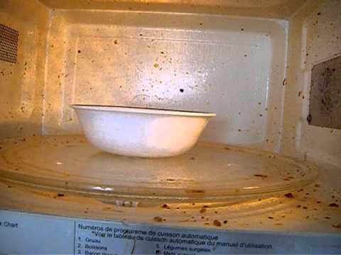 How to clean a REALLY dirty microwave