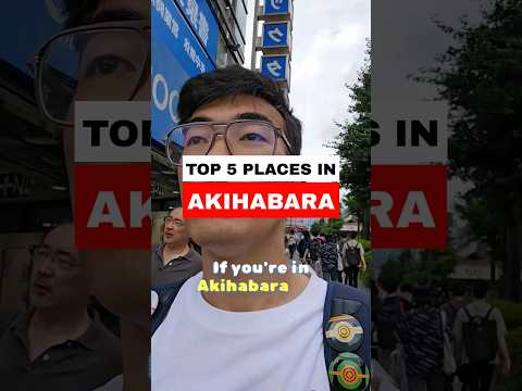 Op 5 places to go to in Akihabara for an Otaku! #akihabara #japan #onepiece #demonslayer #shorts