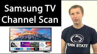 How To Run a Channel Scan or Auto Program a Samsung Smart TV