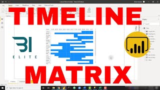 DAX for Power BI - Creating a Custom Timeline Matrix