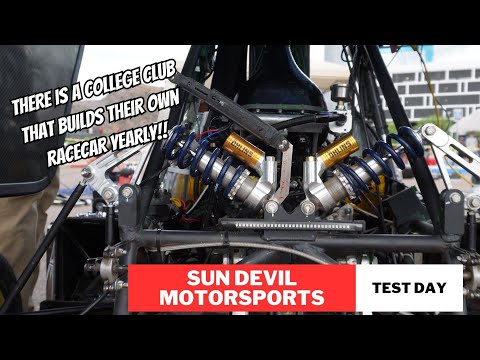 What is Formula SAE?  Check out ASU's FSAE team on a test day!