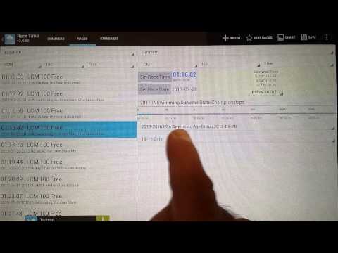 MySwimmingTimes Video