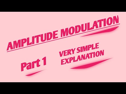 Amplitude modulation | Very simple explanation | Electronics made easy |