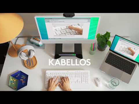 Logitech Signature K650 Tastatur (kabellos, weiß) video preview