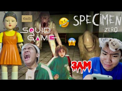SQUID GAME AND SPECIMEN ZERO IN 3 AM CHALLENGE