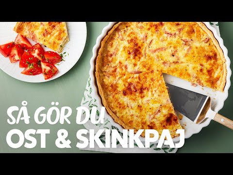 Ost & skinkpaj - så gör du!