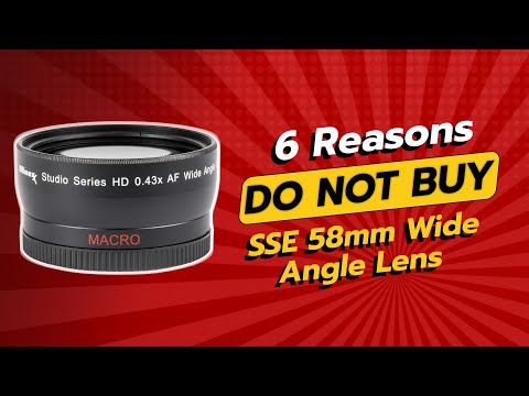 DON'T BUY SSE 58MM WIDE ANGLE LENS BEFORE WATCHING THIS VIDEO! 😱 (6 Reasons)