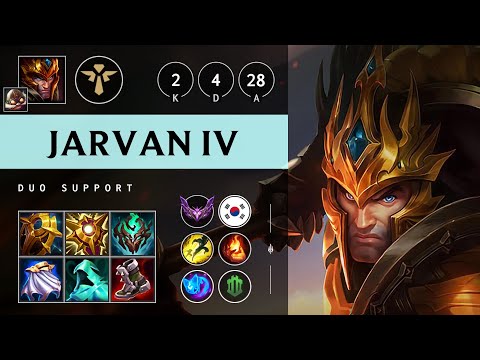Jarvan IV Support vs Karma: Vision Controller - KR Master Patch 14.22