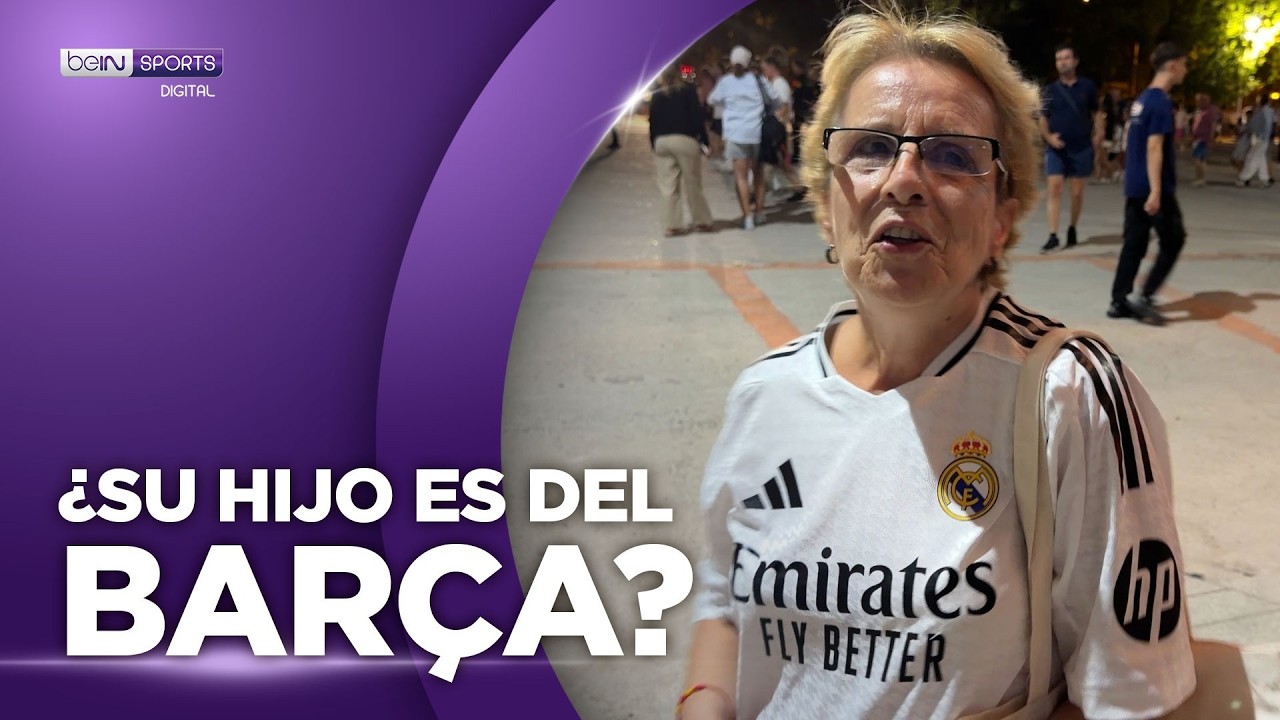 ¡Una madridista con un hijo del Barça! 😱 Las historias que dejó la goleada del Real Madrid