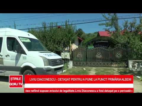 Liviu Diaconescu - detașat pentru a pune la punct Primăria Albeni