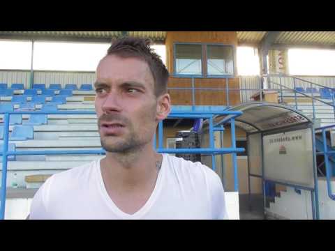 00603 Kapitán Petr Mužík hovoří po utkání Klatovy -Domažlice 1:4 pro TV Jiskra.