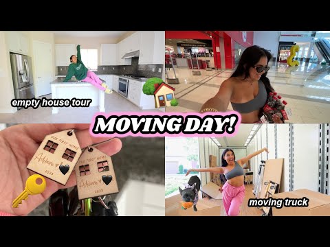 MOVING INTO MY NEW HOUSE!!! + Empty House Tour!