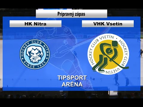 Prípravný zápas: HK Nitra - VHK ROBE Vsetín 4:2 (1:0, 1:2, 2:0)