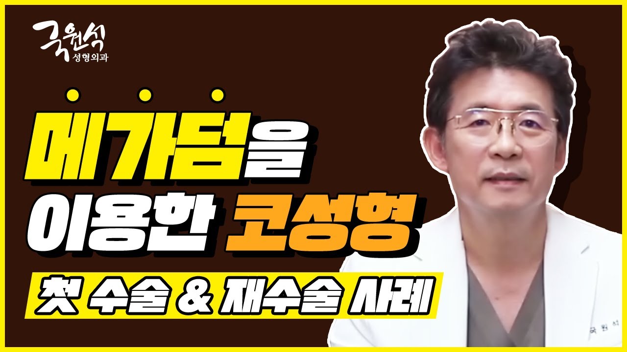 [메가덤#3] 메가덤을 이용한 코성형 첫 수술 & 재수술 사례 썸네일