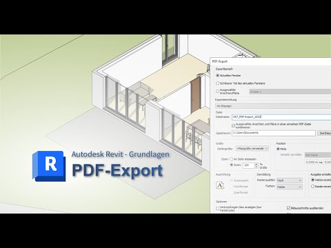 Revit Grundlagen // PDF Export