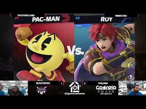 Panda Smash Monday 10/14/19 - MasterPerch(Wii Fit/Pac-Man) VS Ammo(Roy)-  Winners Semis