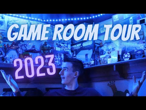 MY GAME ROOM TOUR 2023! - Jeremy