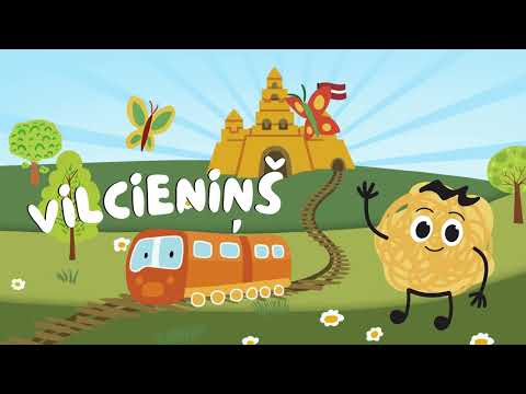 Raušuks - Vilcieniņš - videoklips - Video ar vārdiem / DZIESMAS BĒRNIEM / Vislielākais Prieks