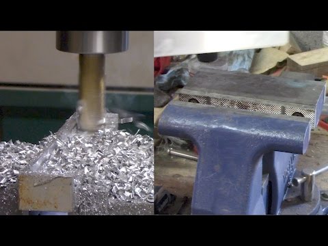 Making soft jaws for my Yost vise with my Grizzly milling machine.  FarmCraft101 DIY