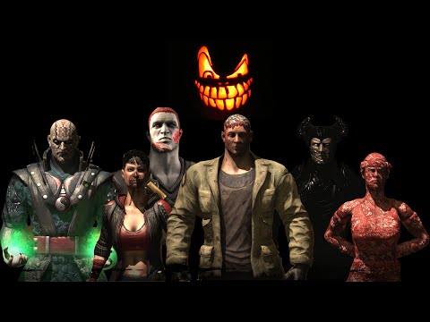 Mortal Kombat X - Halloween Pack 2 Costumes / Skins *PC Mod* (1080p 60FPS) Video