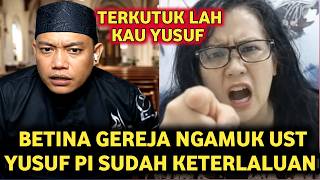 Download lagu PANAS !!  BETINA GEREJA NGAMUK! Ust Yusuf Pi Dianggap Menghujat Kristen mp3