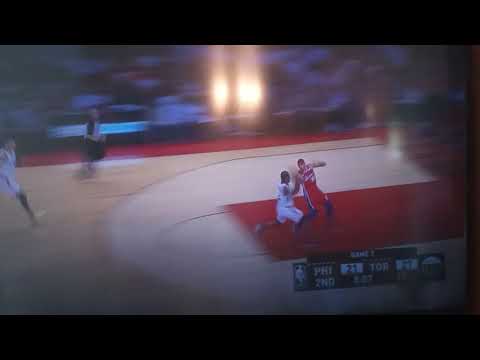 Kahwi Leonard steal and dunk vs. 76ers 2019 playoffs