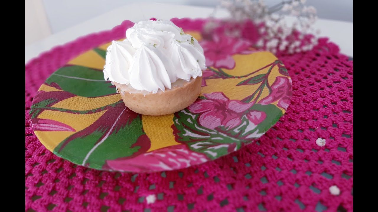 Decoupage Lavável em prato de vidro com tecido chita#diy#façavocêmesmo