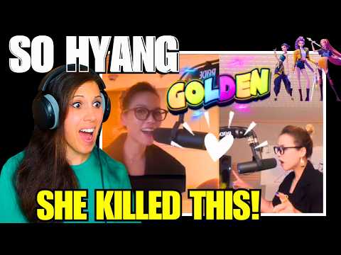 KPOP Demon Hunters - First Time Hearing So Hyang - Golden #kpop  #golden @sohyang.official​