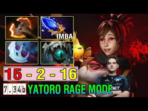 Yatoro God [Marci] NEW Rare Marci Set FIRST Unstoppable Fighter Rage Mode Crazy Kill 7.34b Dota2