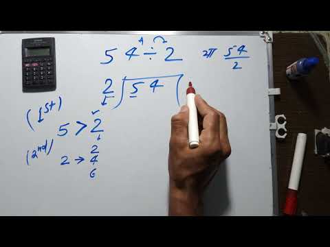 54 divided by 2 | how to divide | learn division | Maths | Hindi
