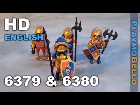 (2014) Playmobil 6379 Royal Lion Knight and 6380 Three Royal Lion Knights (Playmobil set REVIEW)