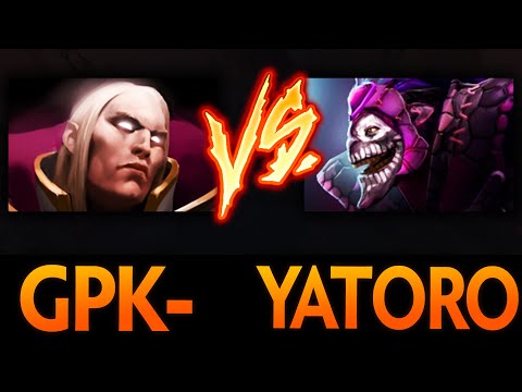 TOP 4 MMR GPK- INVOKER vs YATORO DAZZLE MID | Dota 2 Invoker