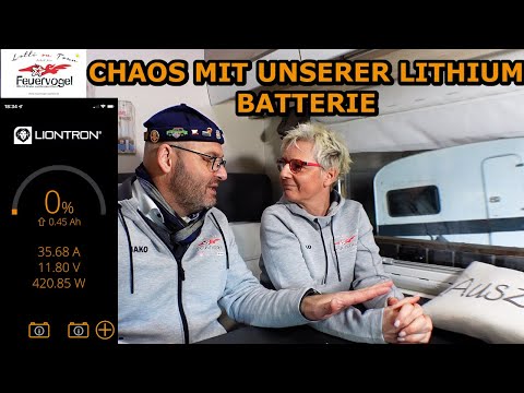 ☹ CHAOS MIT UNERER NEUEN LiFePO4 LITHIUM BATTERIE 0,00% ☹ #67 MIT LOTTI ON TOUR FÜR DEN FEUERVOGEL